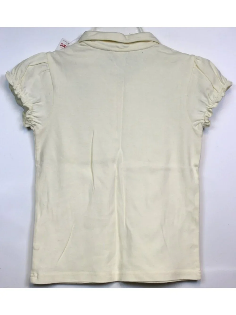 2006 Gymboree Cherry Pie Sequin Polo Shirt Bow sz 12 Puff Cap Sleeve NEW